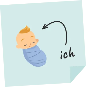 Grafik von einem Baby